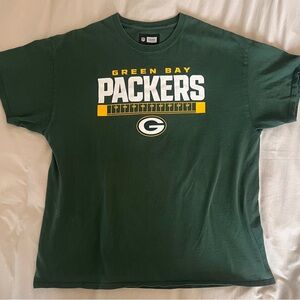 Green Bay Packers Green T-Shirt - Size XL